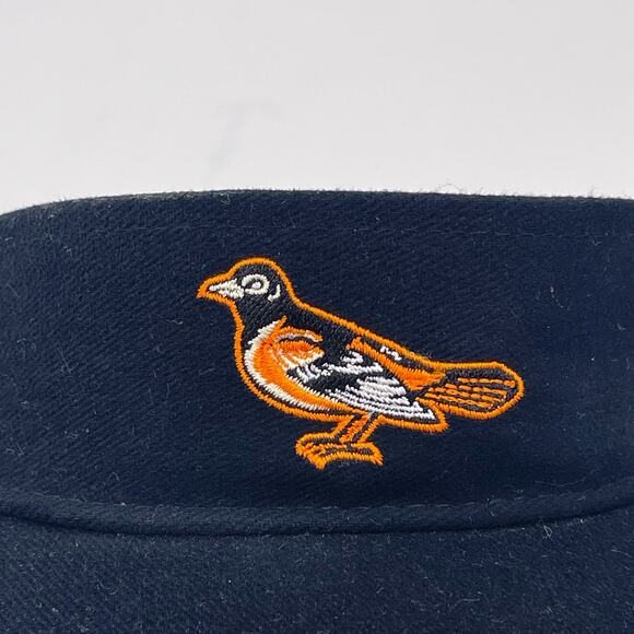 Baltimore Orioles Visor OSFA Adjustable Strap Drew Pearson MLB Genuine Black - Picture 3 of 8